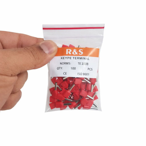 وایرشو یک ۱ دوبل مسی R&S بسته ۱۰۰ عددی رنگ قرمز